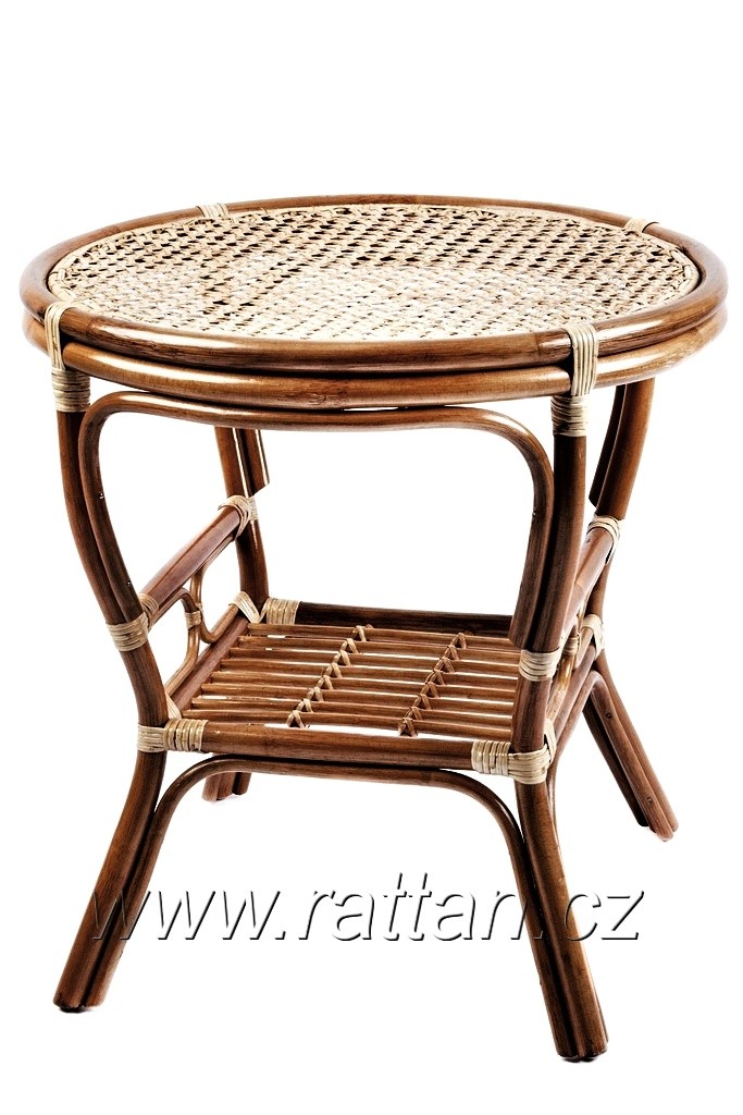 Ratanový stolek PELANGI DH kulatý výplet