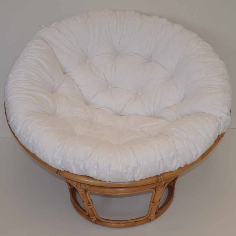 Ratanový PAPASAN CZ 110 cm medový