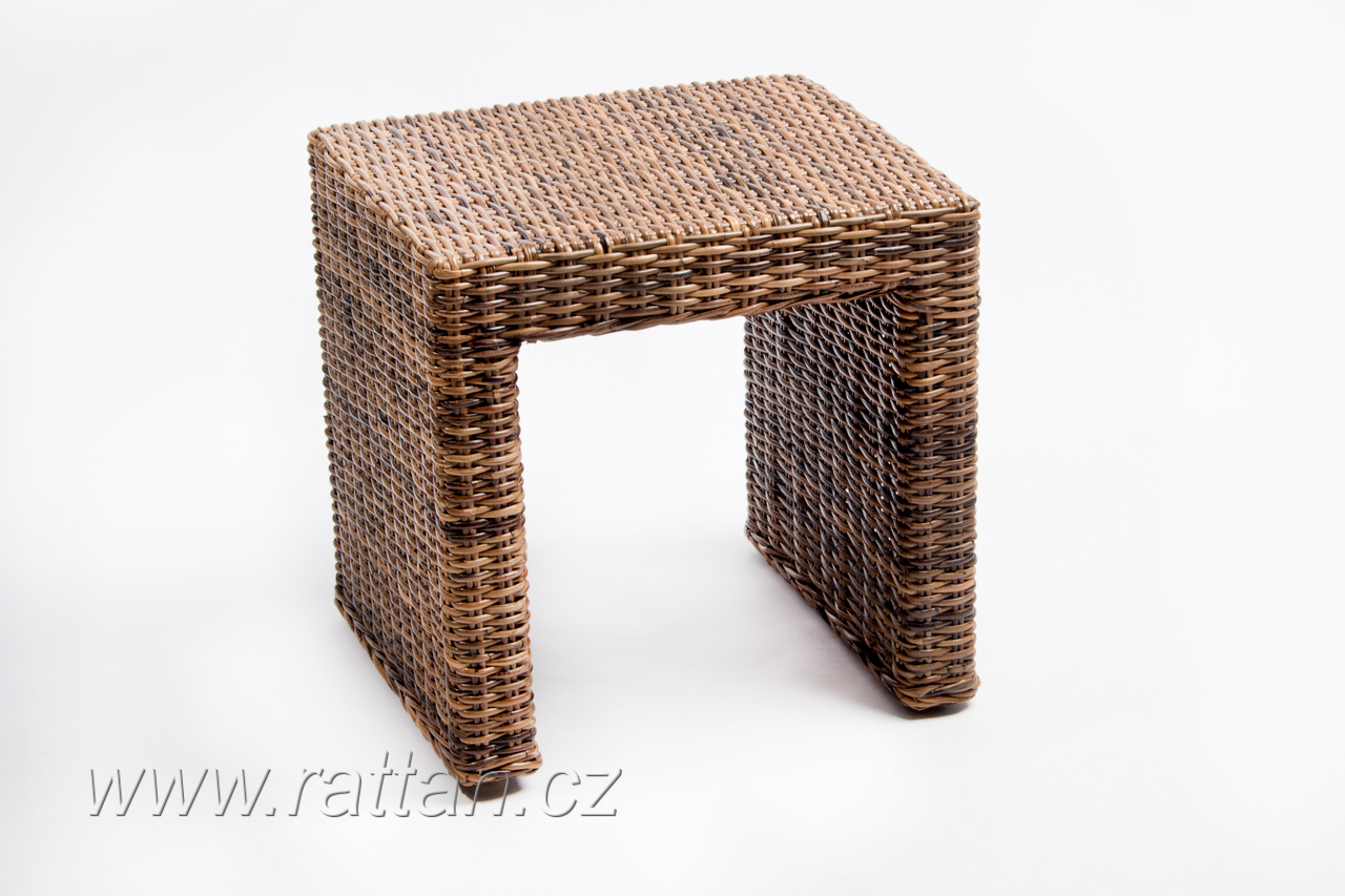 Ratanový stolek PANDORA sarang 40x46cm 