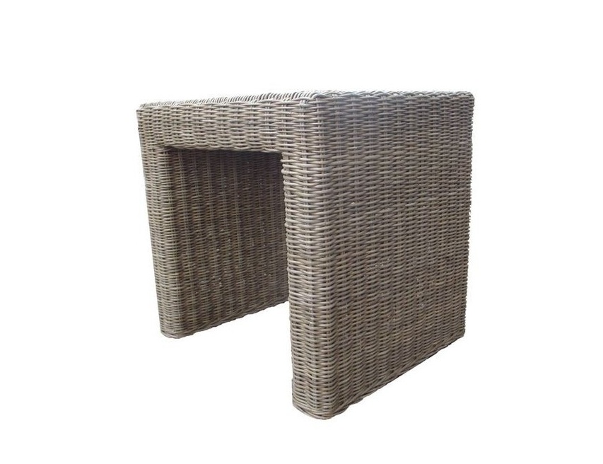 Ratanový stolek PANDORA slimit grey 40x46cm